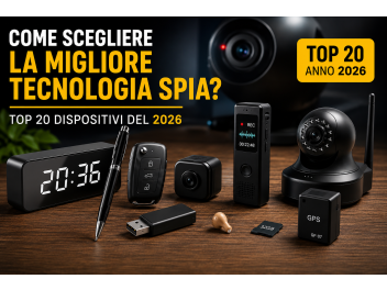 TOP 20 dei migliori dispositivi di spionaggio del 2026