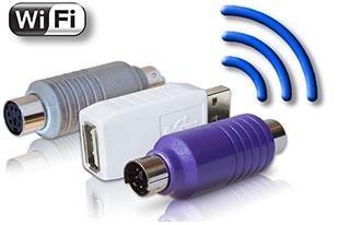 Monitoraggio PC di alto livello - keylogger con connessione WiFi - versione USB e PS2