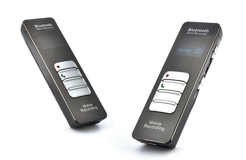 Registratore vocale Bluetooth da 8 GB con rilevamento audio