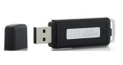 Registratore USB - dittafono da 4GB/8GB/16GB con registrazione di alta qualità