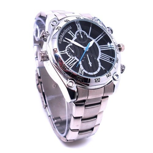 Orologio dargento con risoluzione 1280x720 e rilevamento del movimento