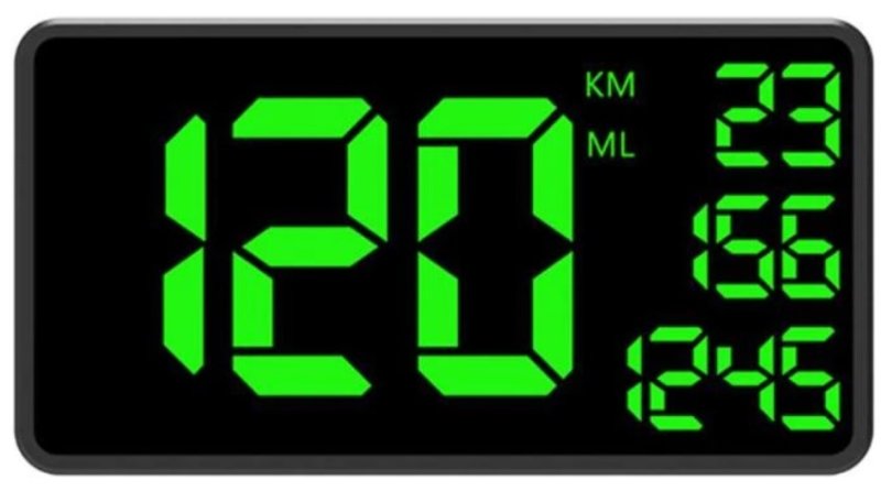 GPS HUD tachimetro auto C1090
