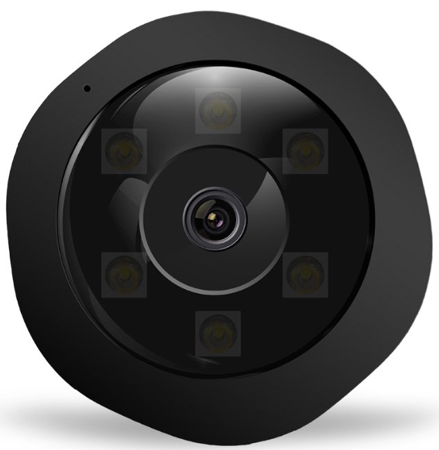 Mini telecamera Wi-Fi con visione notturna IR e supporto magnetico