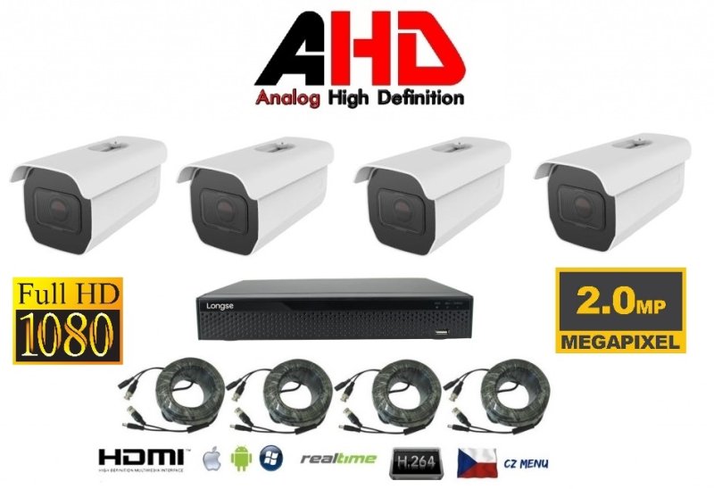 Set di telecamere a 4 canali 2 Mpx 4AHD5