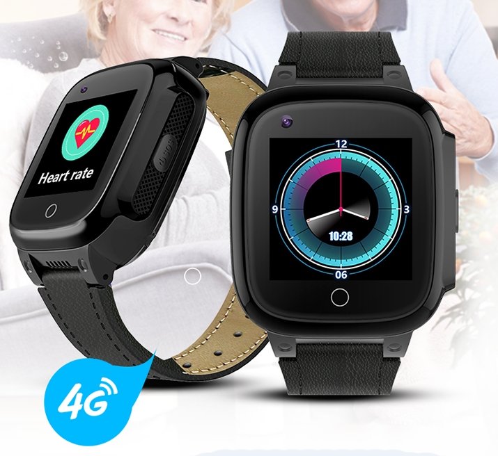 Orologio da polso 4G LTE per anziani con funzionalità di chiamata e fotografia