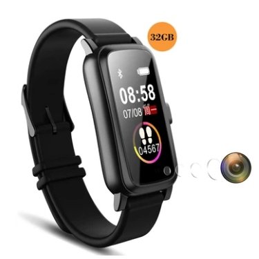 Orologio intelligente per il fitness con fotocamera nascosta e memoria integrata da 32 GB