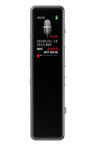 Registratore vocale professionale con rilevamento audio DVR-828