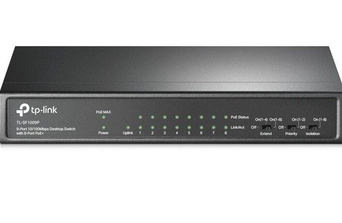 TP-LINK TL-SF1009P Switch 9P 8P PoE+