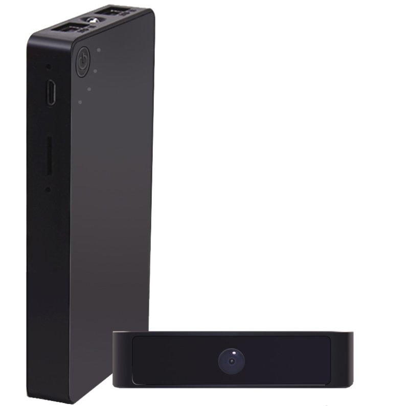 Telecamera Wifi in powerbank con visione notturna e rilevamento del movimento a 1080p con torcia LED