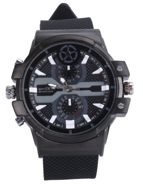 Orologio spia sportivo 2K con fotocamera e rilevamento del movimento 32 GB