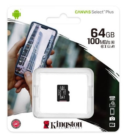 Scheda di memoria MicroSD Kingston 64 GB – Classe 10