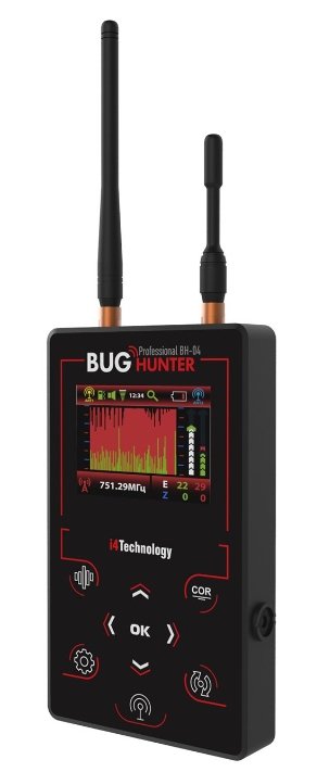 Rilevatore RF professionale di microspie GSM e telecamere nascoste BugHunter BH-04