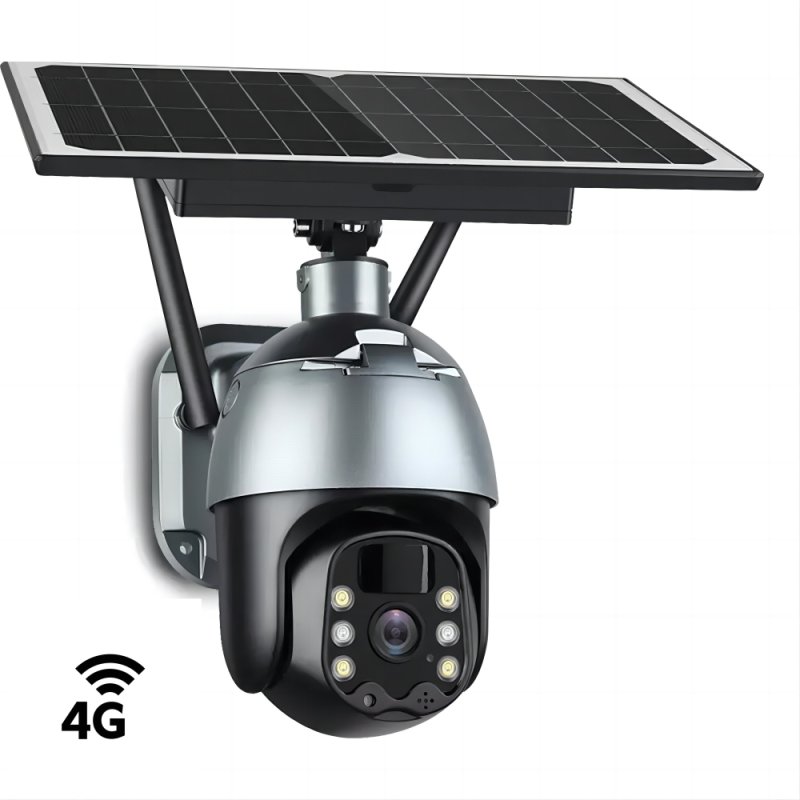 Telecamera IP solare PTZ 4G rotante da esterno Innotronik IUB-PT22-4G (4MP)