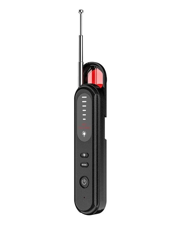 Rilevatore multifunzione portatile di telecamere nascoste e microspie GSM T01