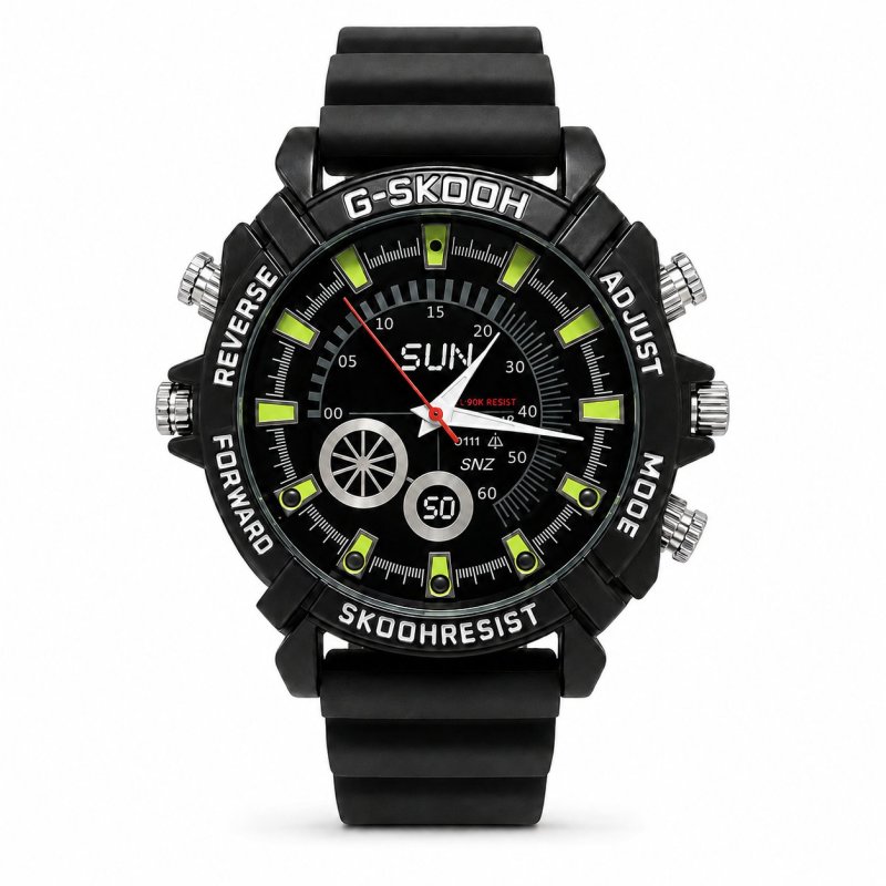 Orologio spia G-SKOOH con telecamera IR da 32 GB