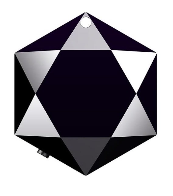Mini dittafono nascosto in un ciondolo a forma di diamante M6 8GB