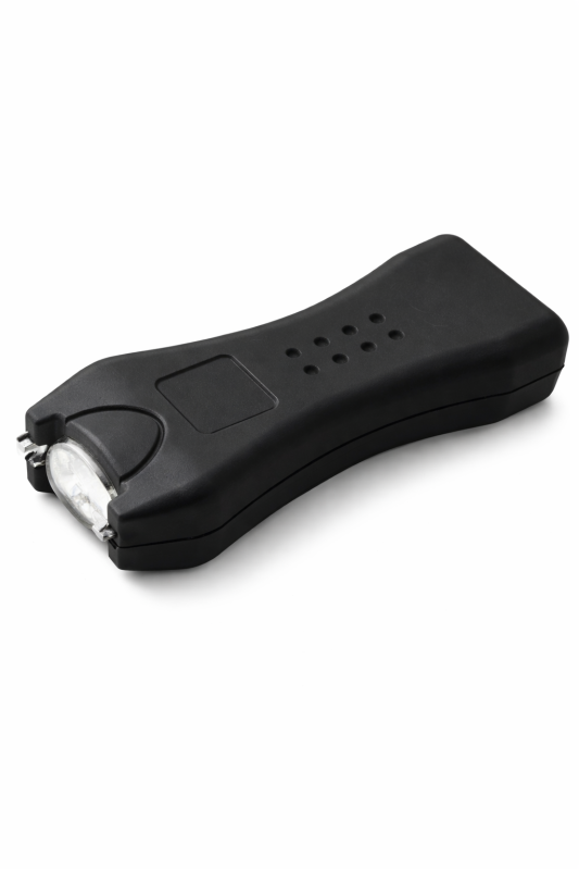 Mini storditore elettrico con torcia LED e ricarica USB per autodifesa