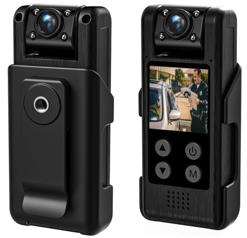 Mini telecamera indossabile con risoluzione 4K