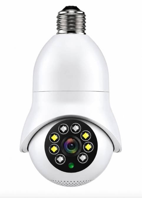 Telecamera Wi-Fi rotante a 360° nascosta in una lampadina ITY-R22