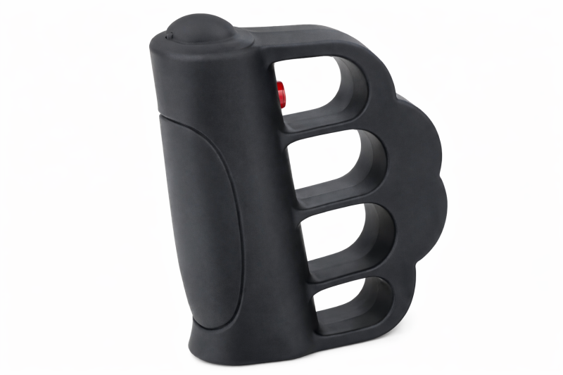 Stun gun a forma di tirapugni 008 con torcia LED per difesa personale