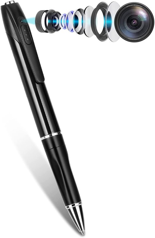 Penna spia professionale con telecamera HD + scheda di memoria da 32 GB GRATIS!