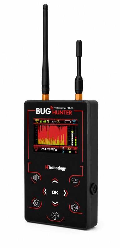 Rilevatore RF professionale di microspie GSM e telecamere nascoste BugHunter BH-04