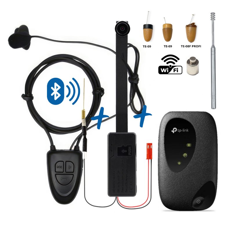 Set professionale per studenti 2026 con loop BT, modulo telecamera WiFi e router portatile