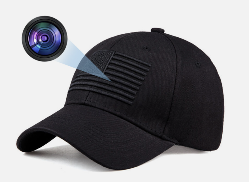 Cappellino con telecamera WiFi Full HD nascosta
