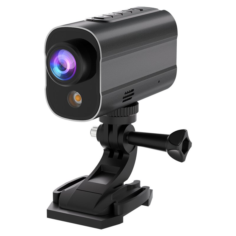 Telecamera per bicicletta Wi-Fi 5K sportiva con luce LED da 3W e stabilizzazione a 6 assi