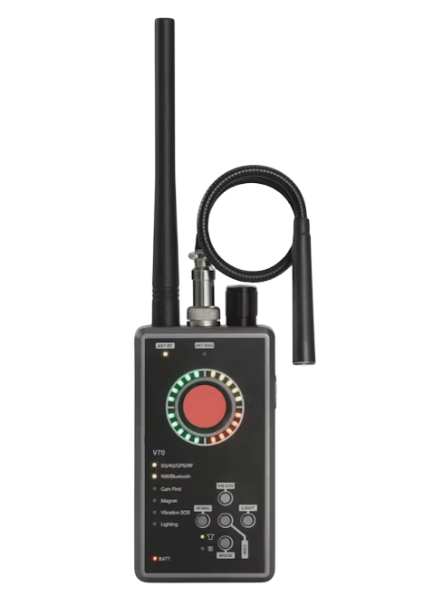 V70 Rilevatore di telecamere nascoste, tracker GPS, GSM 5G – 4G, Wi-Fi, Bluetooth, RF