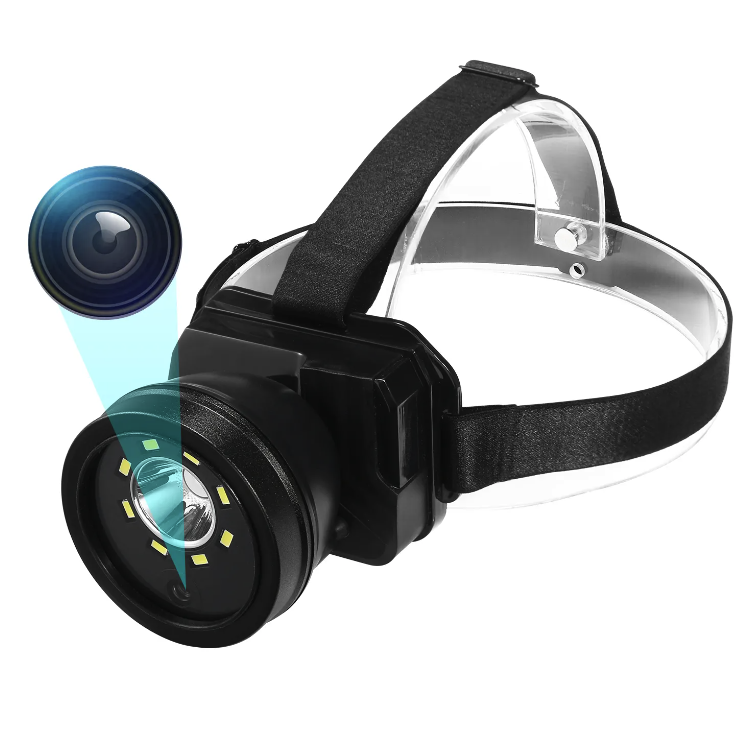 Torcia frontale LED potente con telecamera KS901