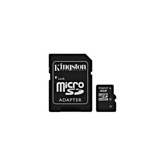 Scheda di memoria Micro SD Kingston da 8 GB + adattatore, CLASSE 4