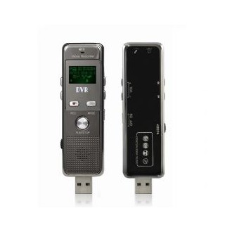 Registratore vocale FM professionale da 8 GB con rilevamento audio