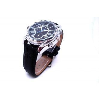 Orologio nero con risoluzione 1280x720 e rilevamento del movimento