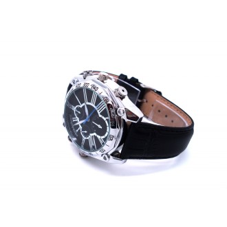 Orologio nero con risoluzione 1280x720 e rilevamento del movimento