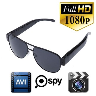 Occhiali da sole spia con videocamera Full HD