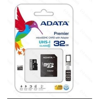 Scheda di memoria micro SD ADATA 32 GB + adattatore SD, CLASS 10