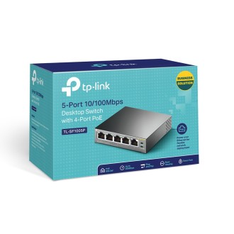 Switch PoE per sistemi di telecamere IP 4 porte TP-LINK