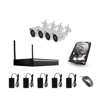Set di telecamere WiFi con 4 telecamere IP WiFi Full HD