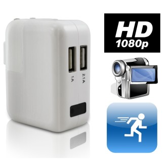 Caricatore USB con telecamera Full HD nascosta