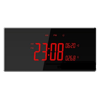 Telecamera Wi-Fi nella sveglia digitale con visione notturna