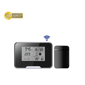 Stazione meteo Full HD con telecamera nascosta AI-WS01