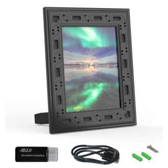 Cornice fotografica Wi-Fi con rilevamento del movimento e visione notturna