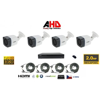 Set di telecamere a 4 canali 2Mpx 4AHD8