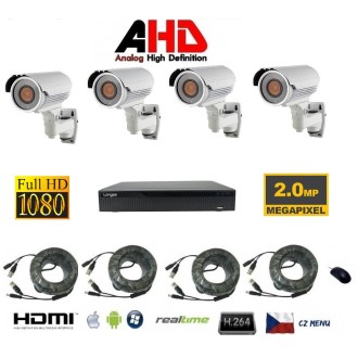 Set di telecamere a 4 canali 2Mpx 4AHD9