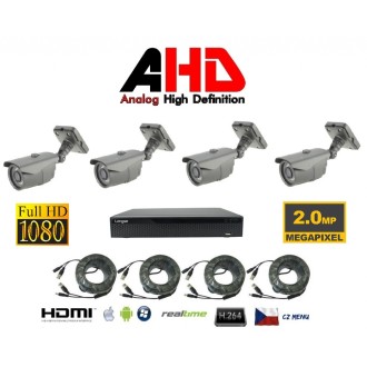 Set di telecamere a 4 canali 2Mpx 4AHD3
