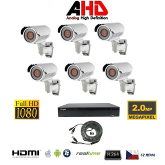Set di telecamere a 6 canali 2Mpx 6AHD2