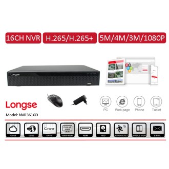 Registratore NVR a 16 canali Longse 3016D