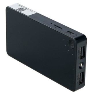 Telecamera Wifi in powerbank con visione notturna e rilevamento del movimento a 1080p con torcia LED