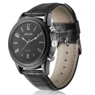Orologio nero con fotocamera Full HD e visione notturna 32 GB